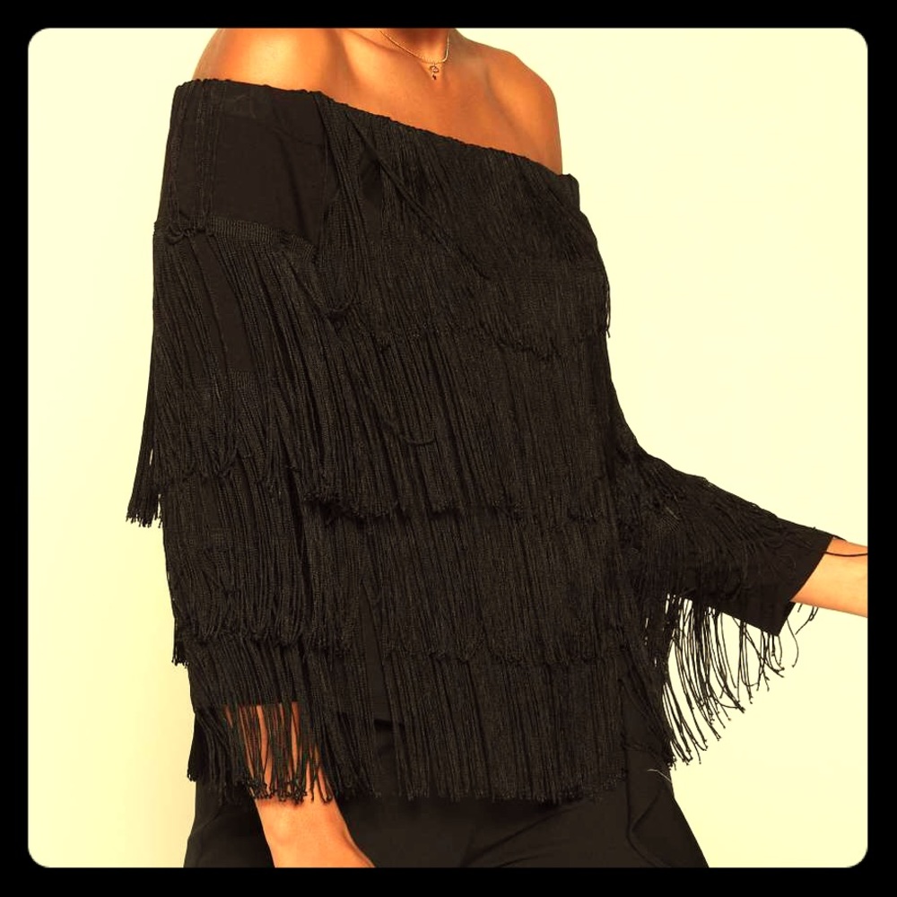 Vince Camuto Fringe Top